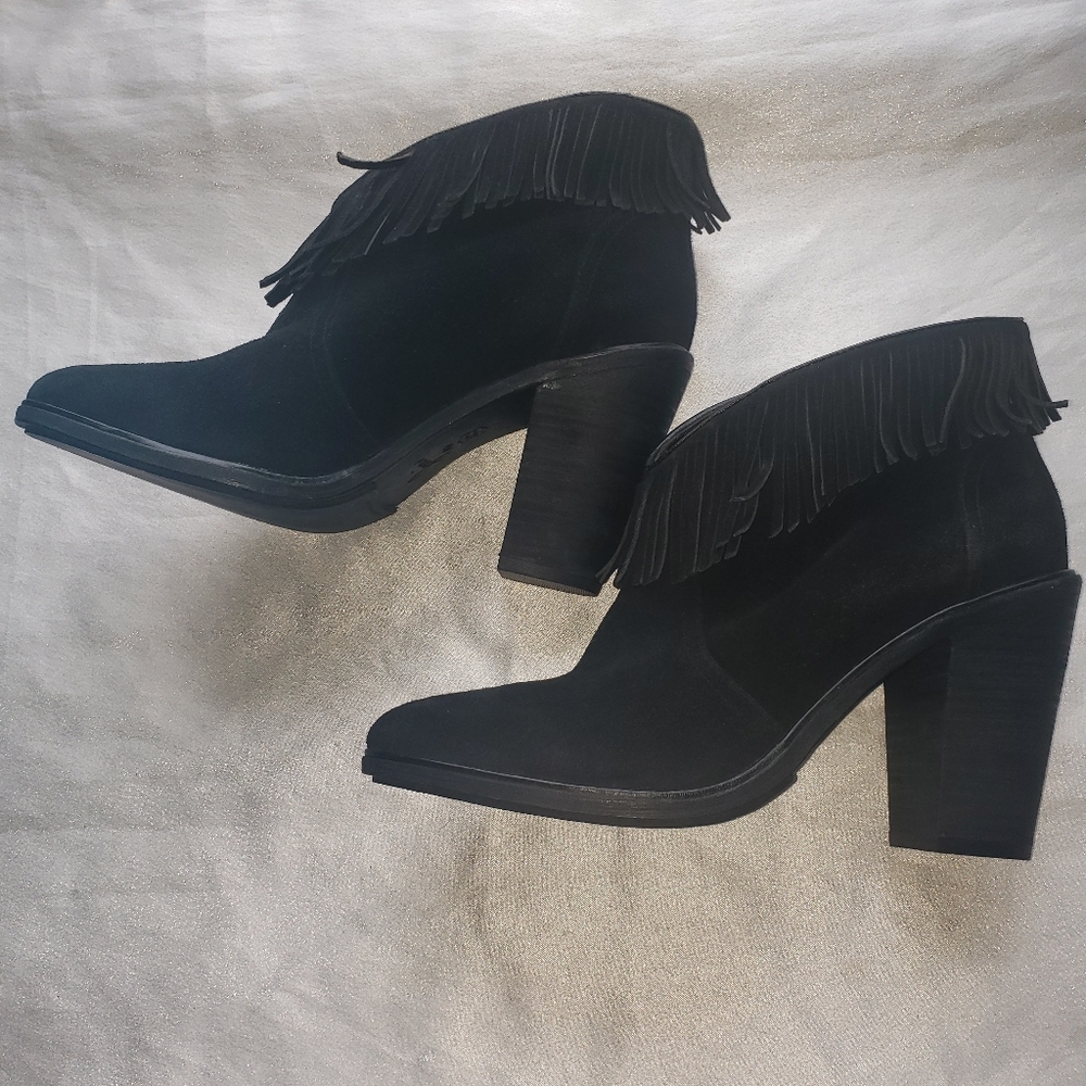JOIE Loren Fringe Bootie Sz.EU40/ US10 - Picture 5 of 8